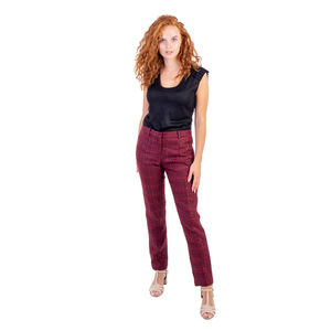 Tory Burch Pants Women size 24 Dark Red